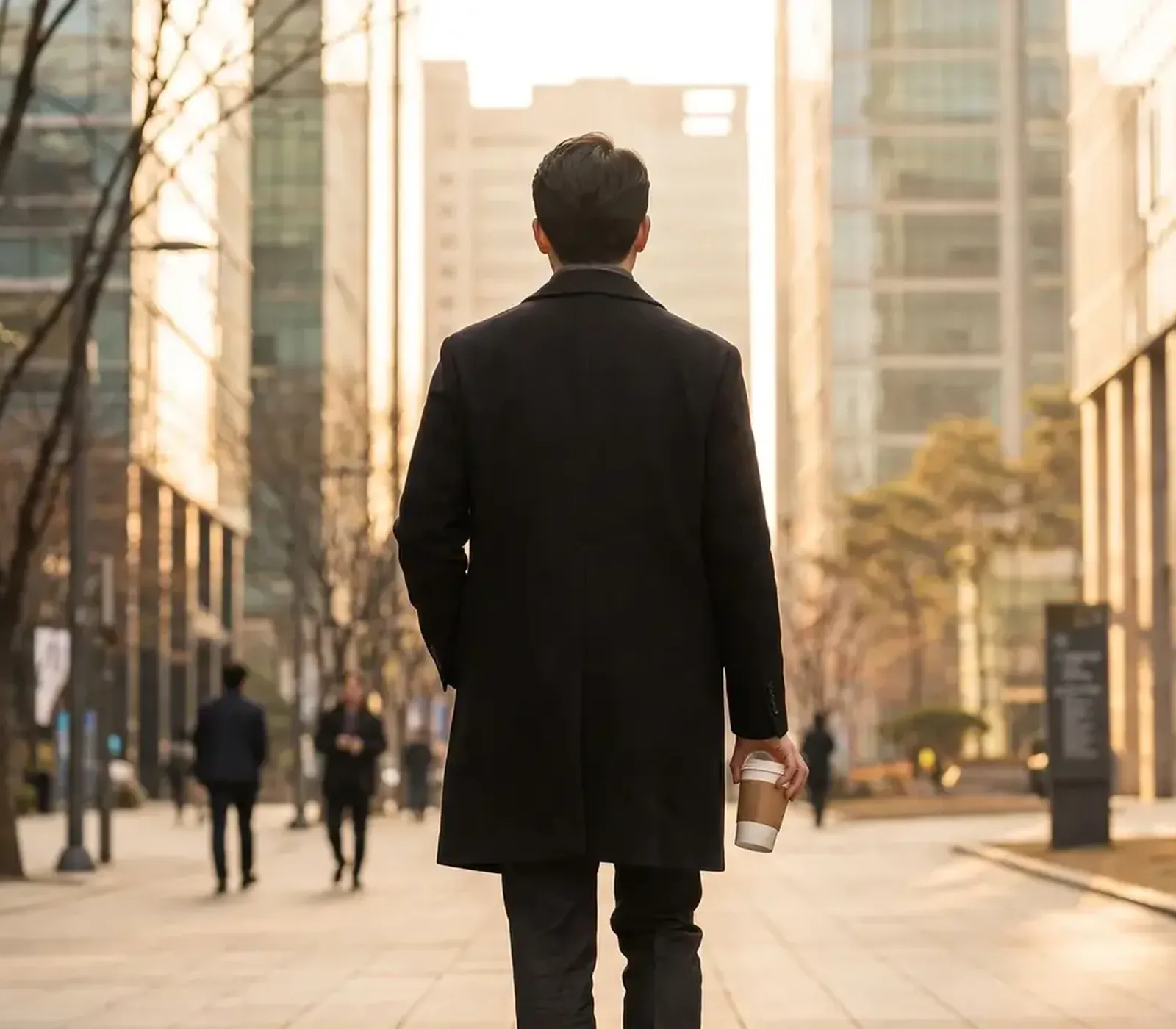 출근길 (AI 연출 이미지)