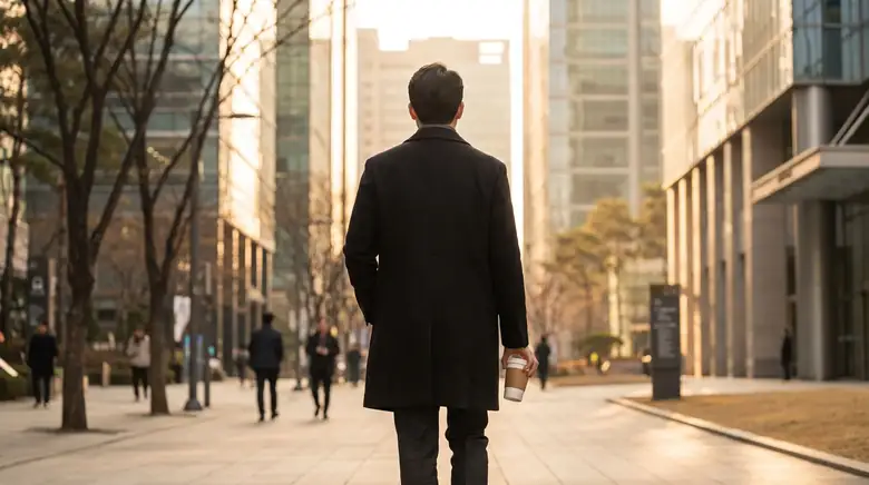 출근길 (AI 연출 이미지)